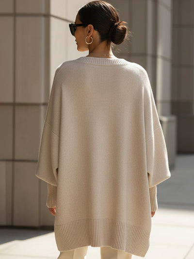 Amilia | Cozy Fit Poncho Sweater