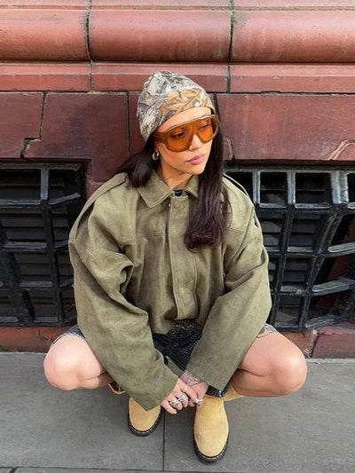 Suede Urban Bomber Jacket