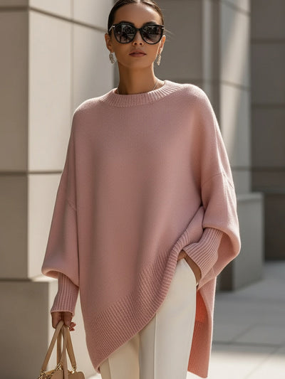 Amilia | Cozy Fit Poncho Sweater