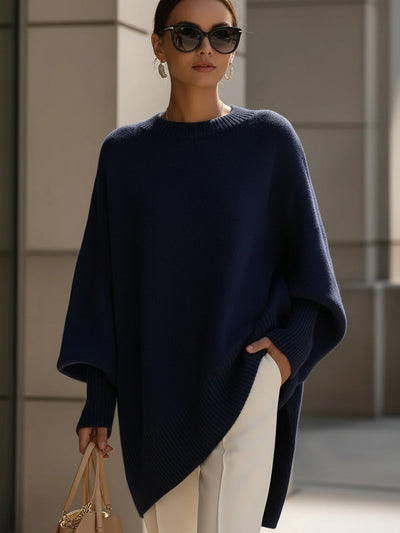 Amilia | Cozy Fit Poncho Sweater