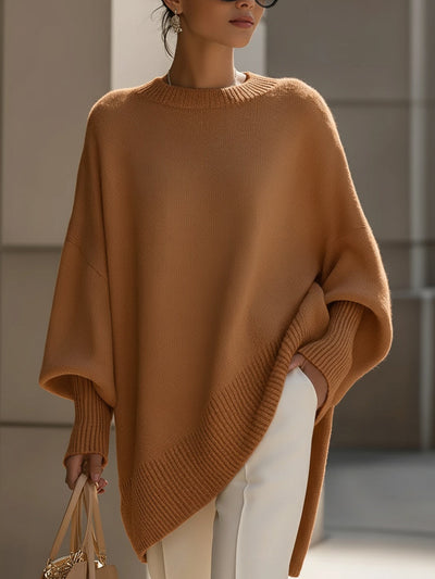 Amilia | Cozy Fit Poncho Sweater
