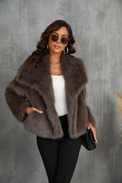 Elegance Plush Coat