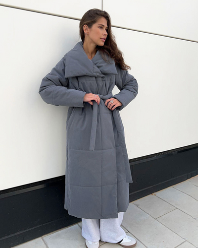 Belted Long Down Jacket