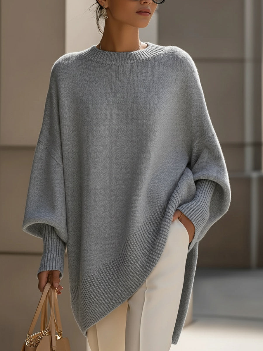 Amilia | Cozy Fit Poncho Sweater
