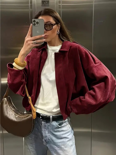 Suede Urban Bomber Jacket