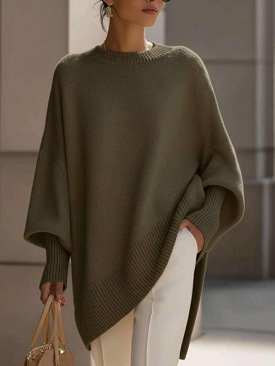 Amilia | Cozy Fit Poncho Sweater