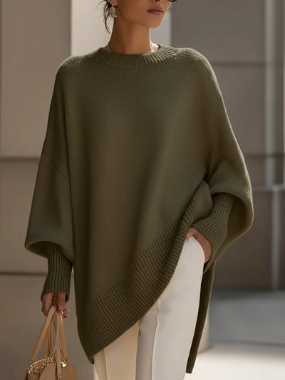 Amilia | Cozy Fit Poncho Sweater