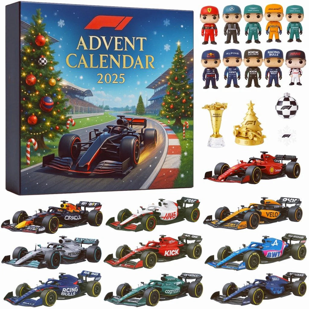 🏎️ 2025 F1 Racing Advent Calendar – Collector’s Edition