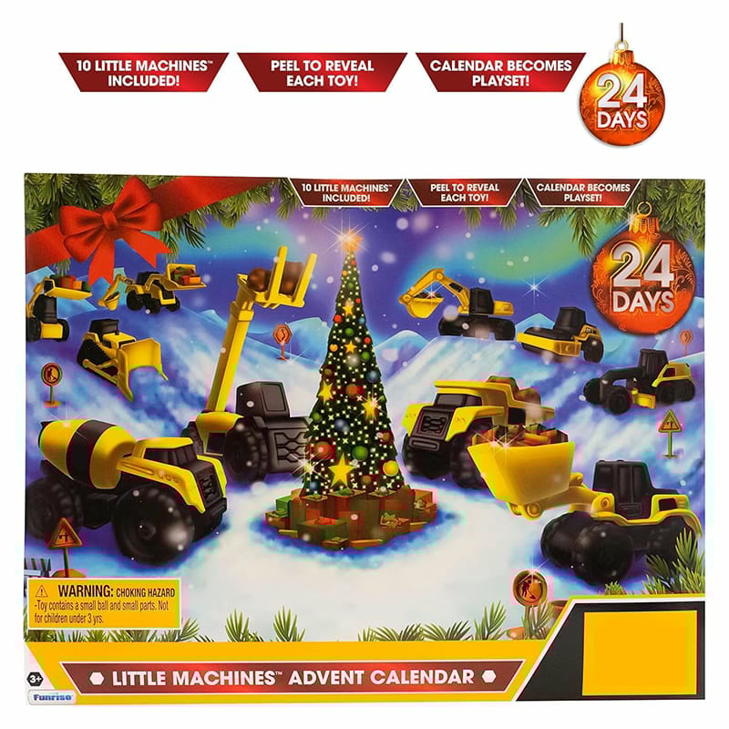 24-Day Christmas Construction Truck Advent Calendar!
