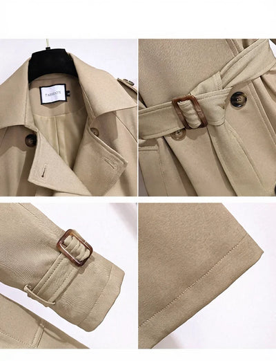 Élina™ | Mid-Length Trench, Chic and Practical