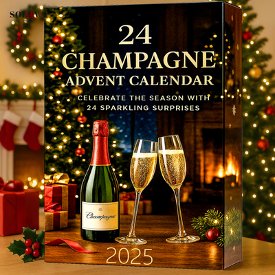 🥂🎄 Champagne Countdown Calendar 2025 – 24 Days of Celebration and Delight 🥂🎄