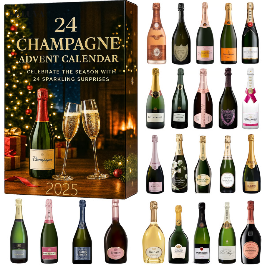 🥂🎄 Champagne Countdown Calendar 2025 – 24 Days of Celebration and Delight 🥂🎄