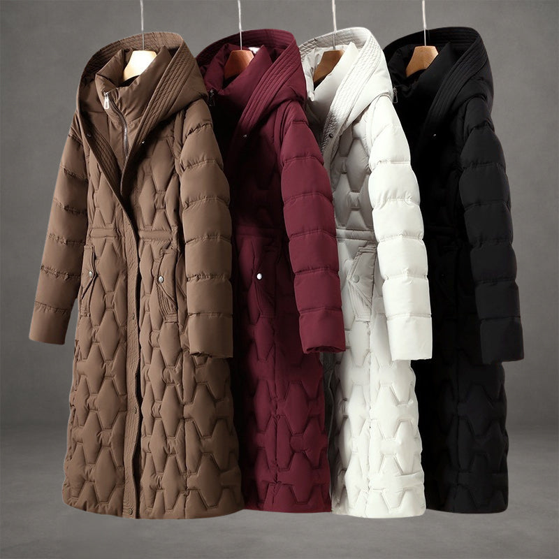 Rosalie | Long Hooded Down Coat