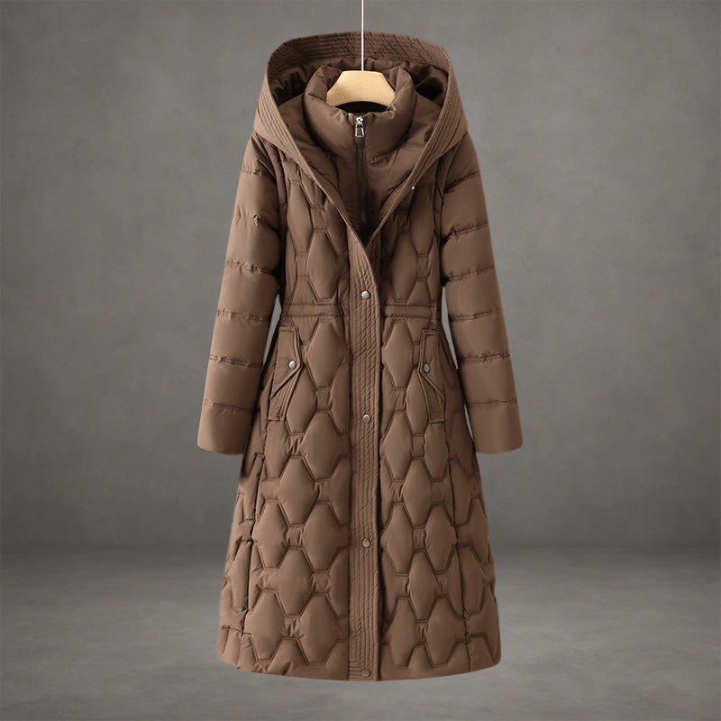 Rosalie | Long Hooded Down Coat