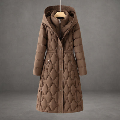 Rosalie | Long Hooded Down Coat