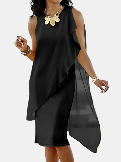 ADDIE | TIMELESS SLEEVELESS MIDI DRESS