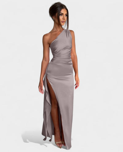 Amara | One-Shoulder Draped Maxi Dress