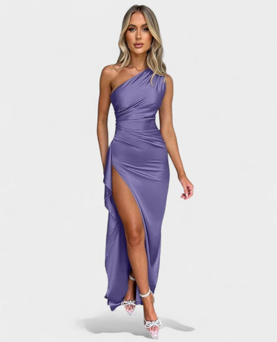 Amara | One-Shoulder Draped Maxi Dress
