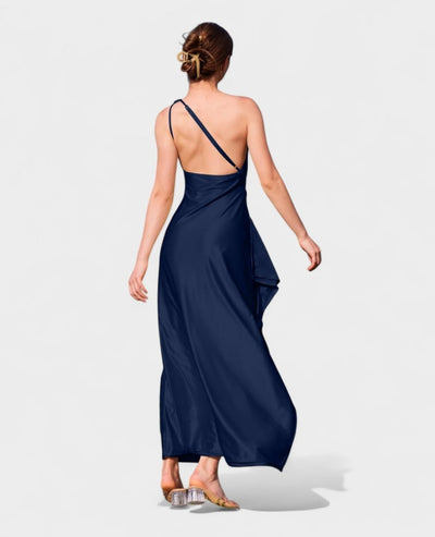 Amara | One-Shoulder Draped Maxi Dress