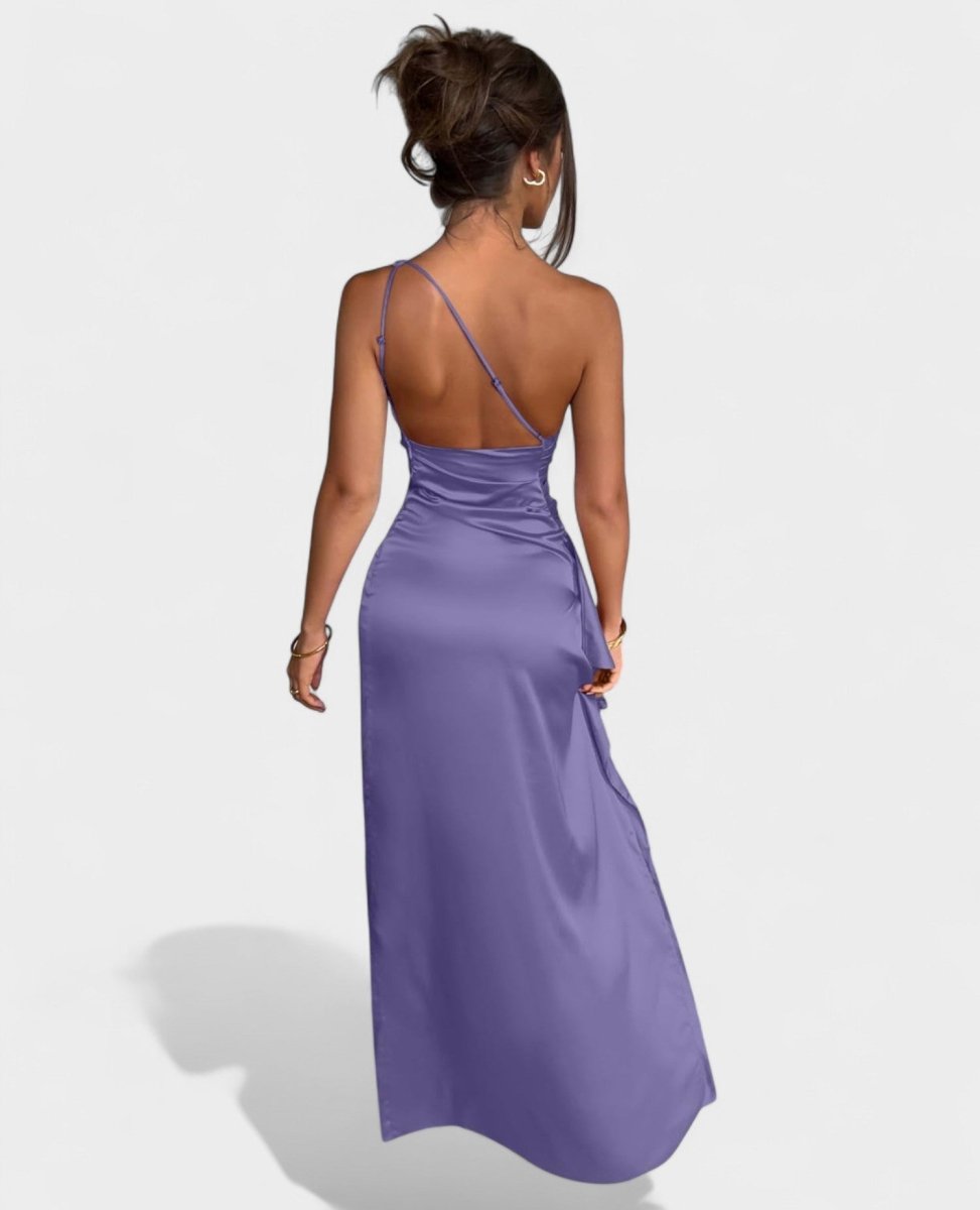 Amara | One-Shoulder Draped Maxi Dress