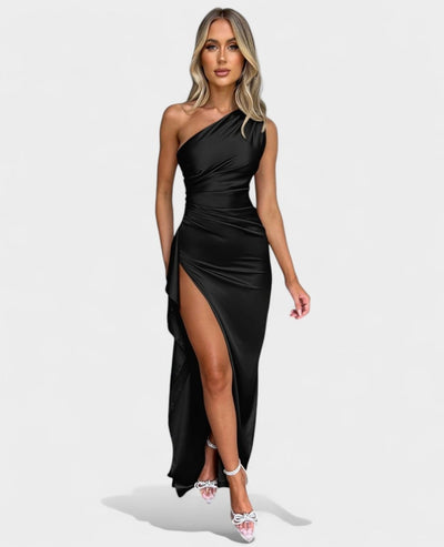 Amara | One-Shoulder Draped Maxi Dress