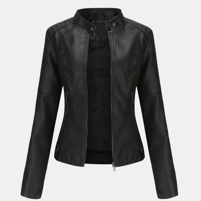 Anne | Elegant Leather Jacket