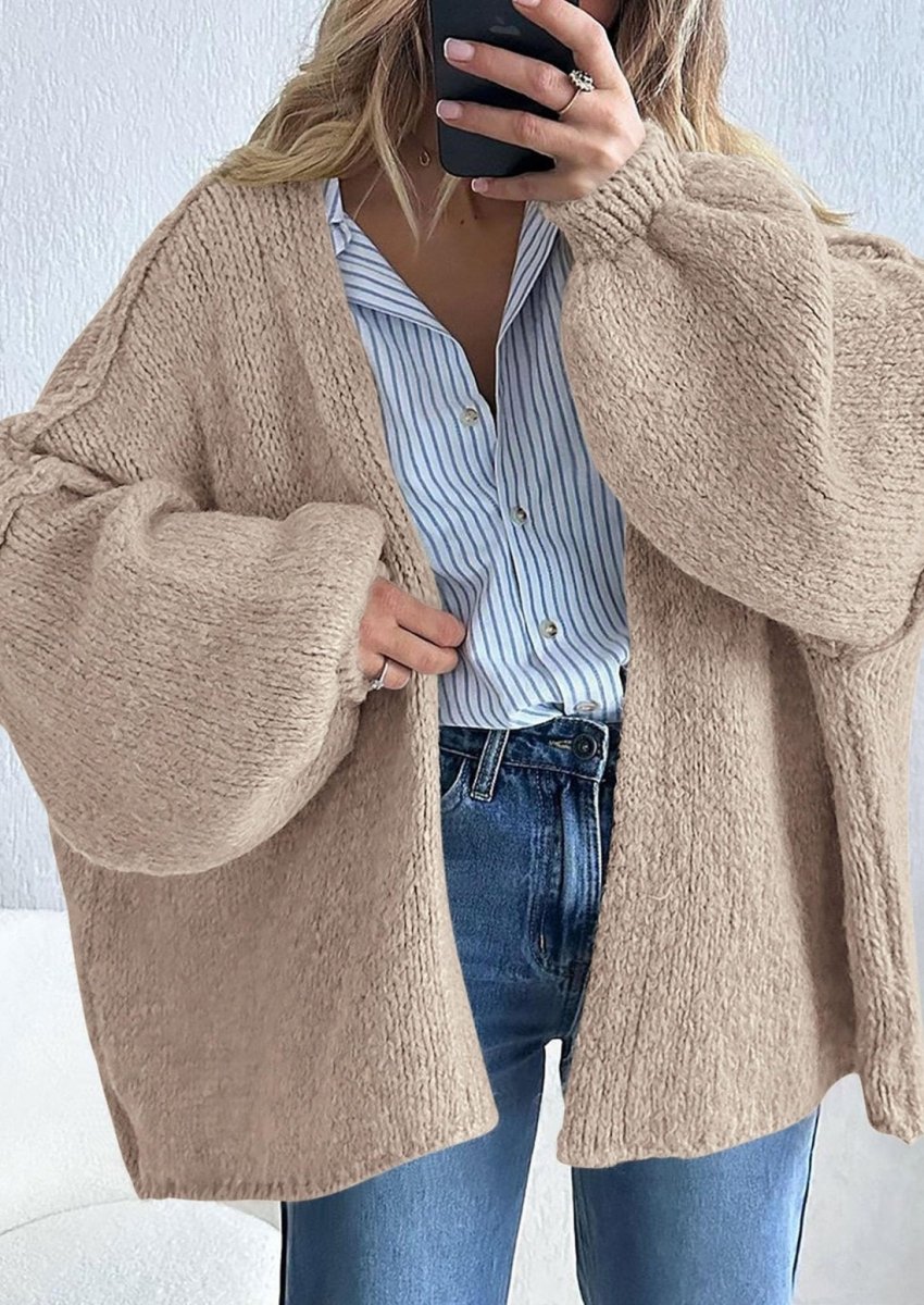 Aria | Oversized Knit Cardigan Sweater