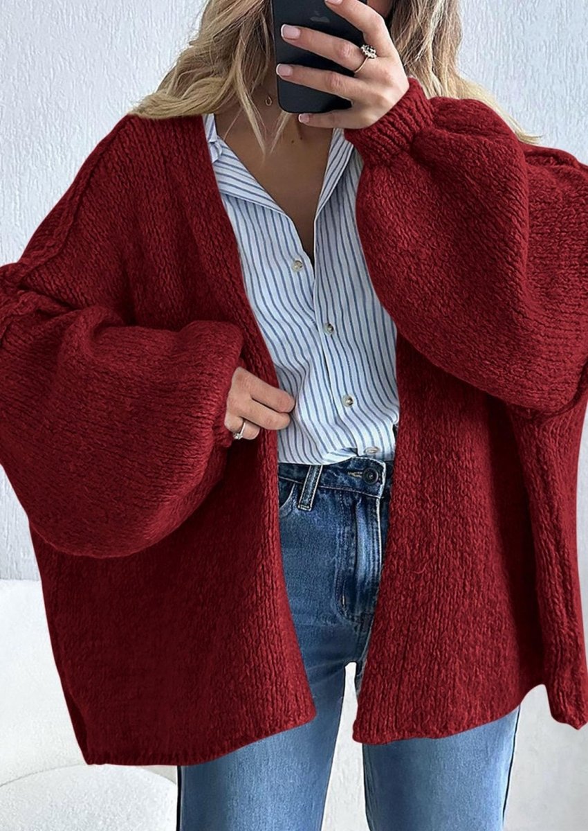 Aria | Oversized Knit Cardigan Sweater