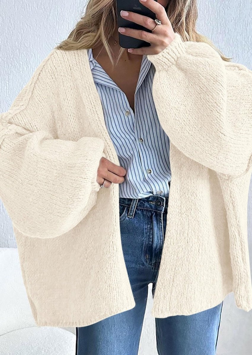 Aria | Oversized Knit Cardigan Sweater