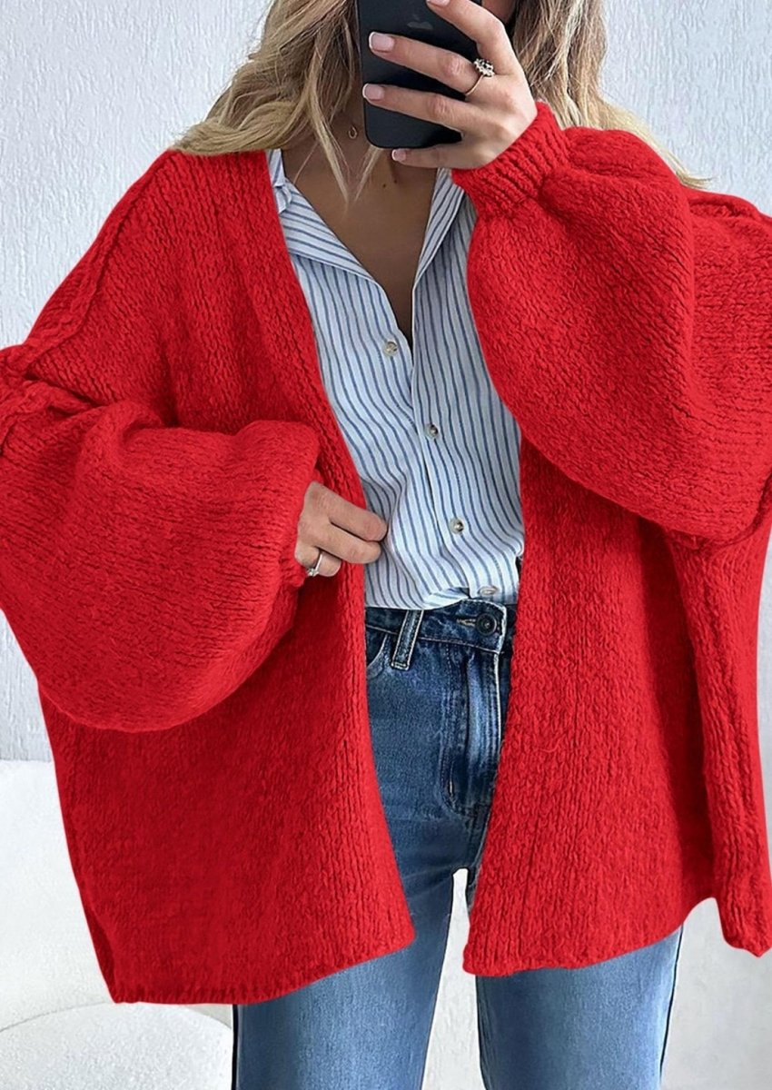 Aria | Oversized Knit Cardigan Sweater