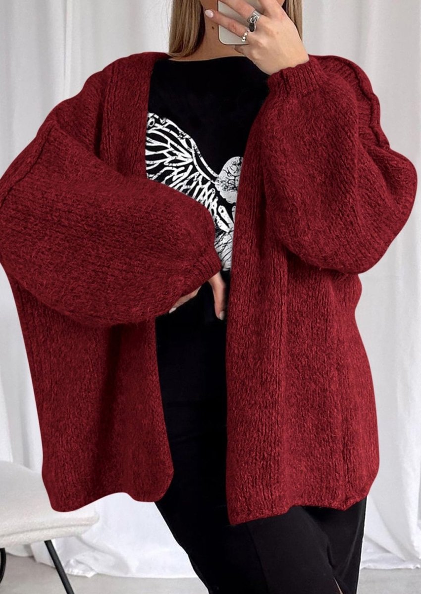 Aria | Oversized Knit Cardigan Sweater