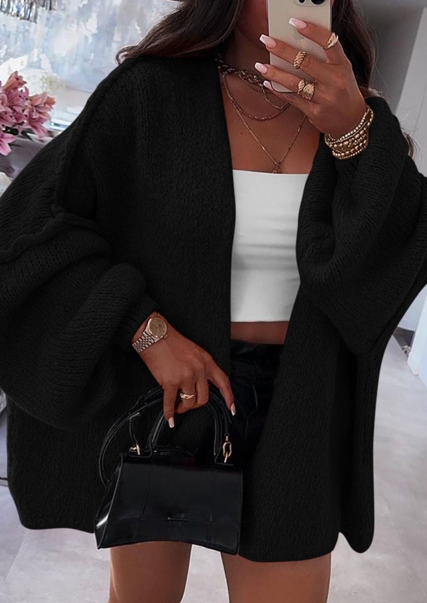 Aria | Oversized Knit Cardigan Sweater