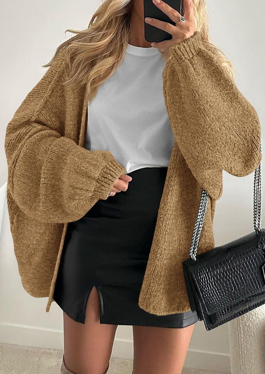 Aria | Oversized Knit Cardigan Sweater