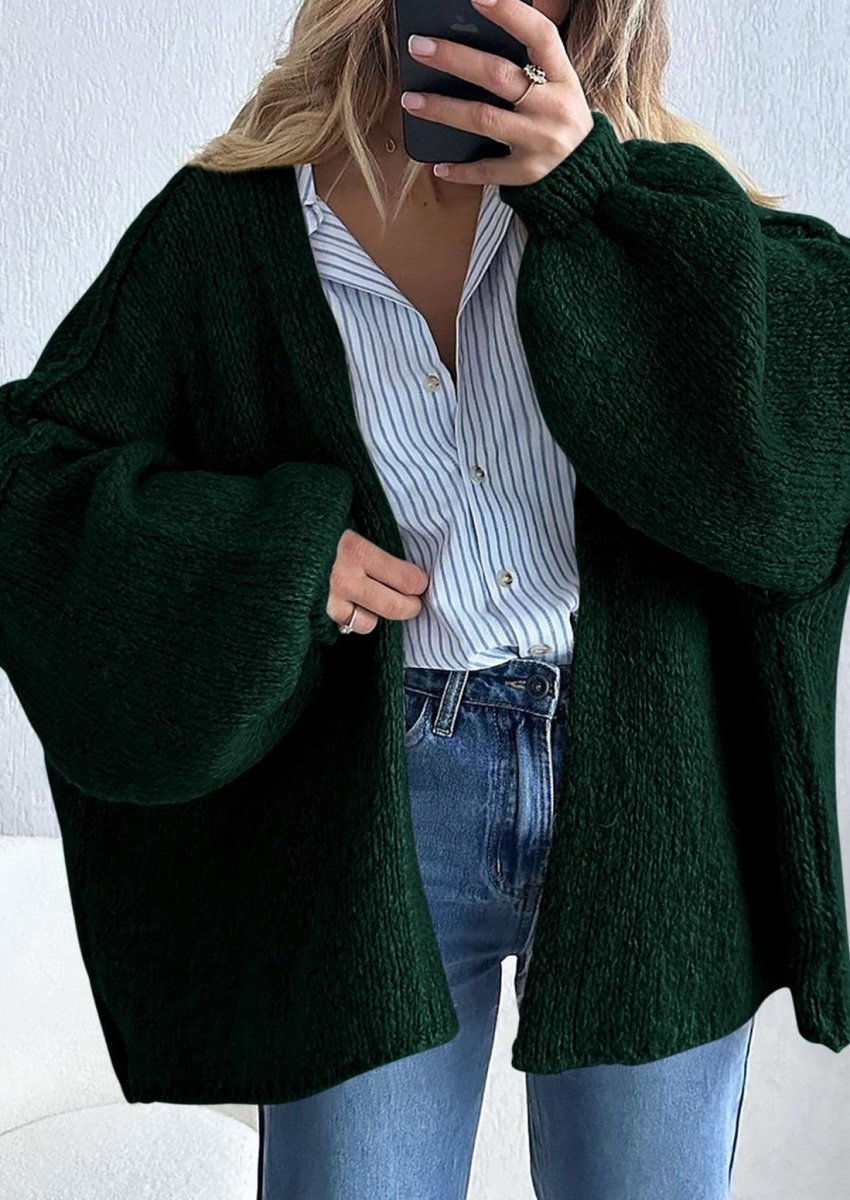 Aria | Oversized Knit Cardigan Sweater