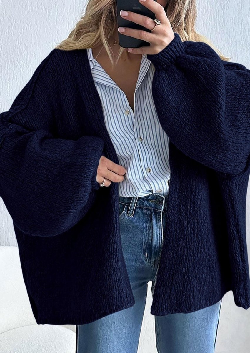 Aria | Oversized Knit Cardigan Sweater