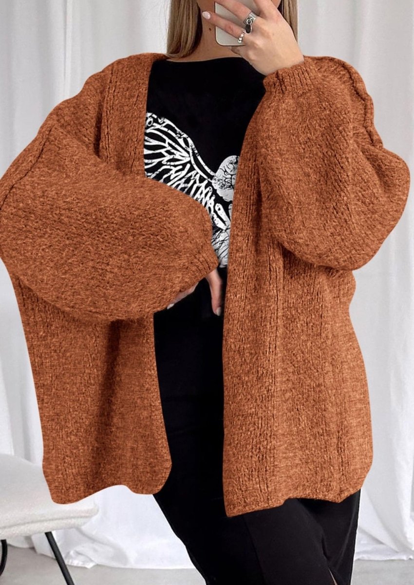 Aria | Oversized Knit Cardigan Sweater
