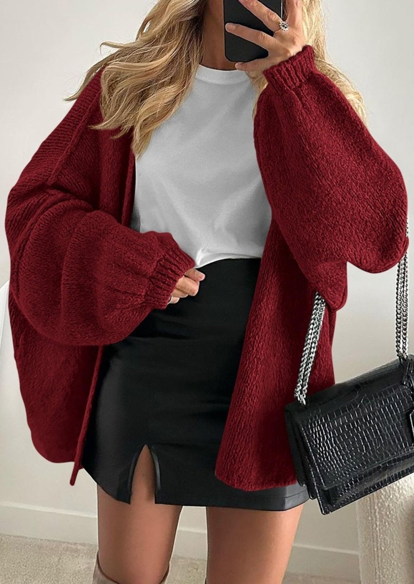Aria | Oversized Knit Cardigan Sweater