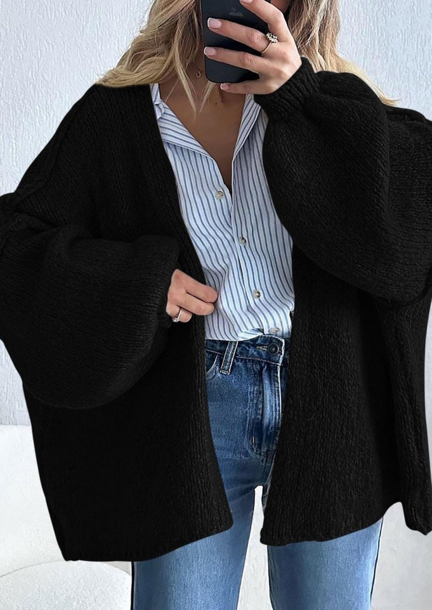 Aria | Oversized Knit Cardigan Sweater