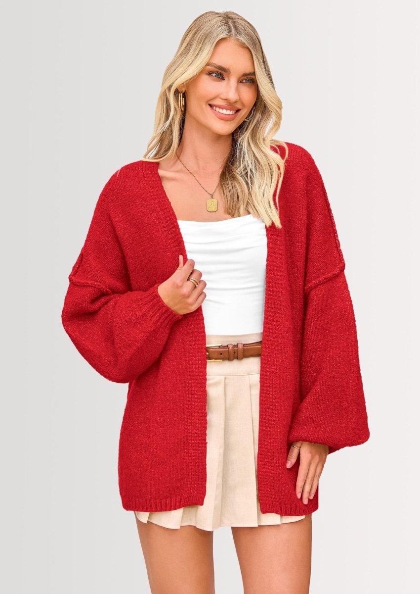 Aria | Oversized Knit Cardigan Sweater