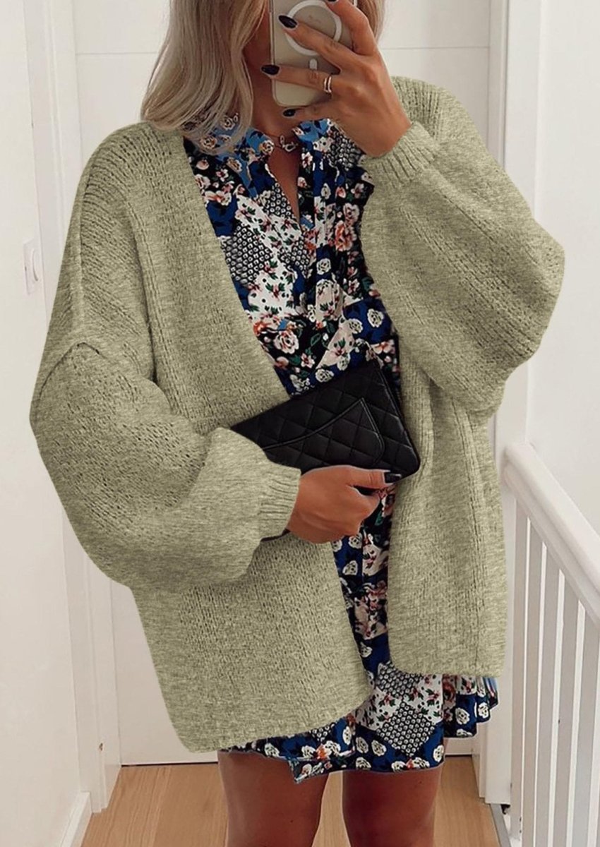 Aria | Oversized Knit Cardigan Sweater