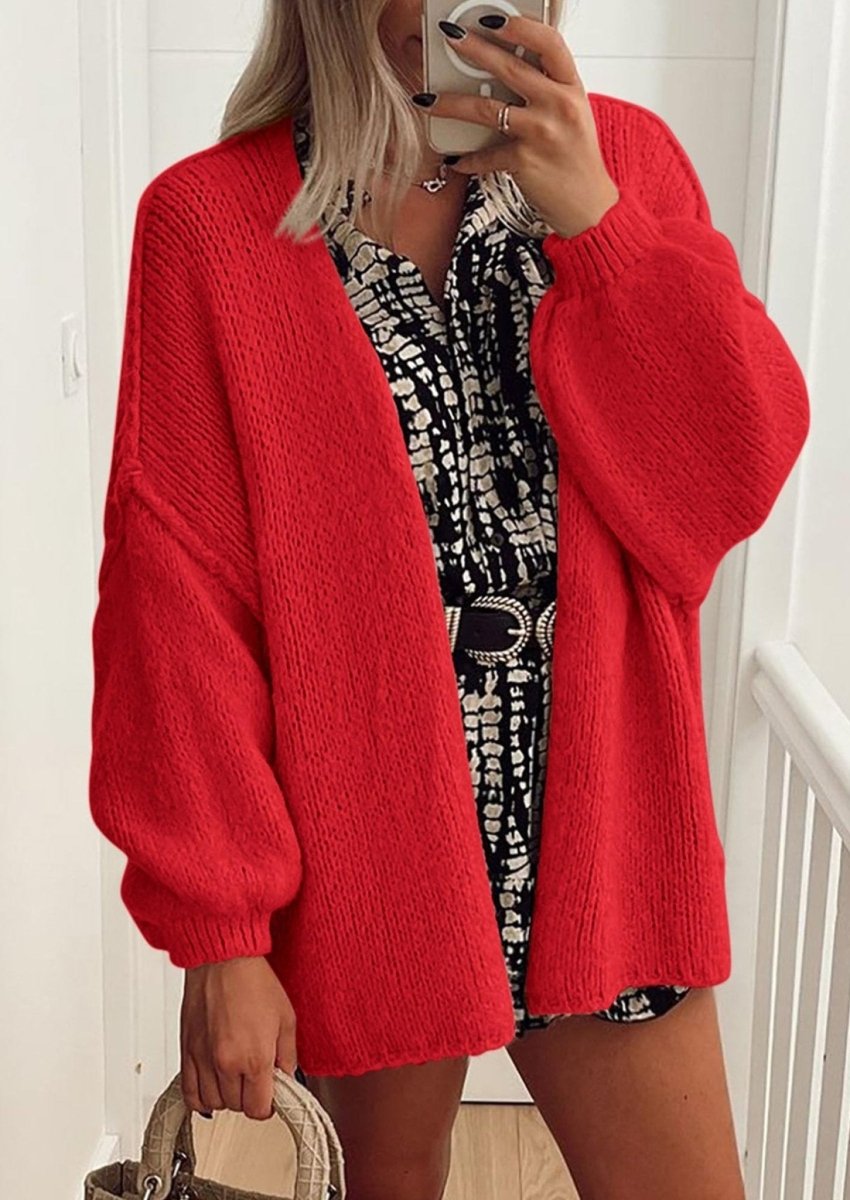 Aria | Oversized Knit Cardigan Sweater