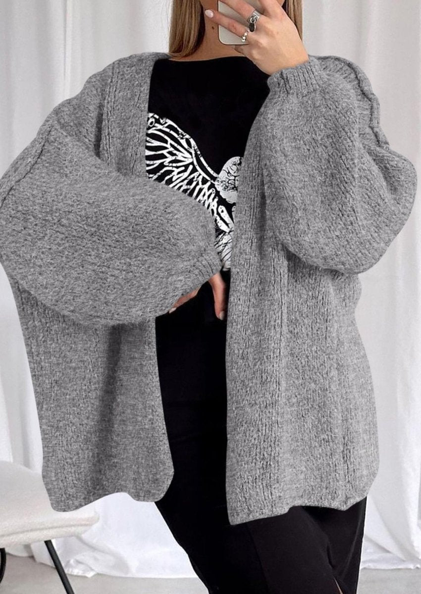 Aria | Oversized Knit Cardigan Sweater