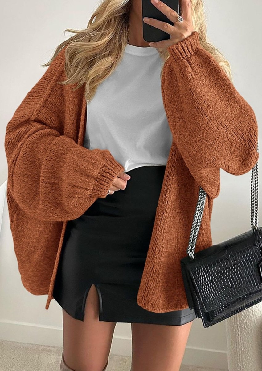 Aria | Oversized Knit Cardigan Sweater