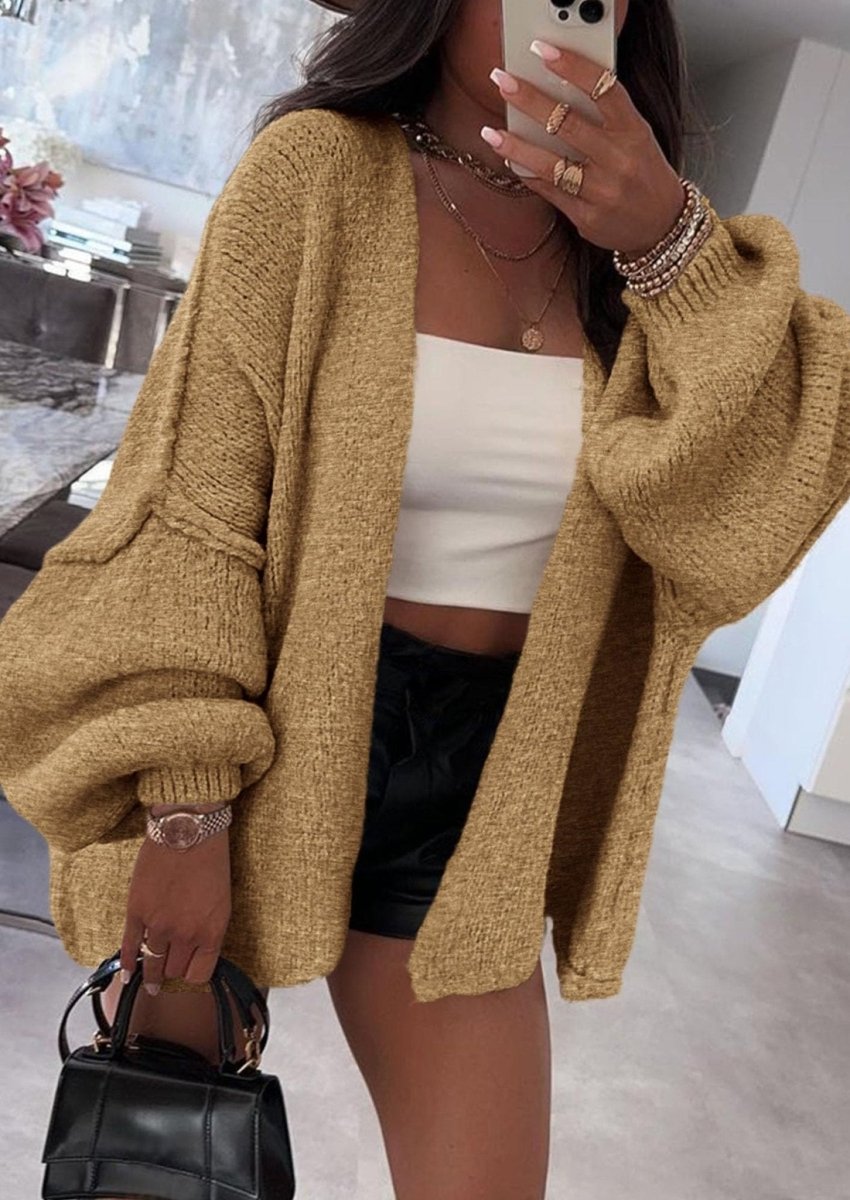 Aria | Oversized Knit Cardigan Sweater
