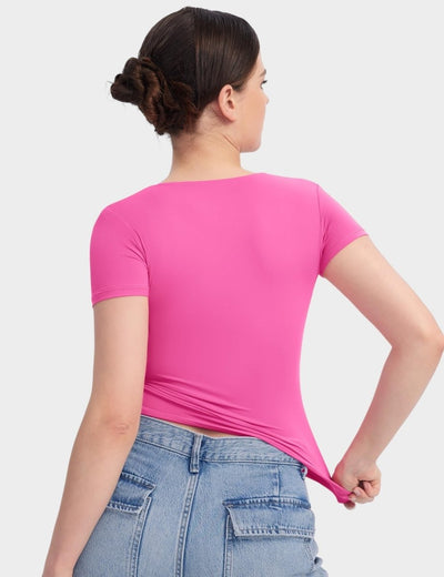 Aria | Second-Skin V-Neck Top