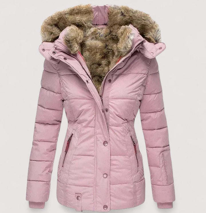 Marylin – Warm winter coat with fur lining