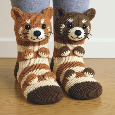 Averra | Cozy Animal Pattern Socks