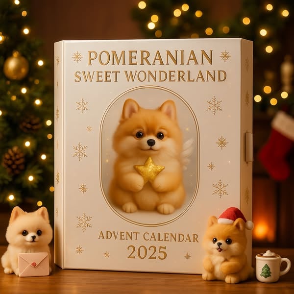 🎄 Pomeranian Sweet Wonderland Advent Calendar 2025 🐾