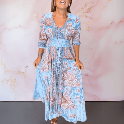 CAMELLIA | TIMELESS LONG SLEEVED SUMMER DRESS