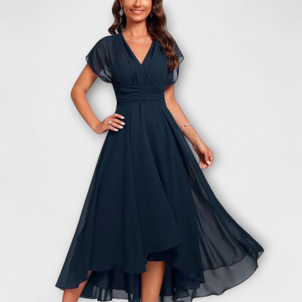Catalina - Flowing V-Neck Maxi Dress